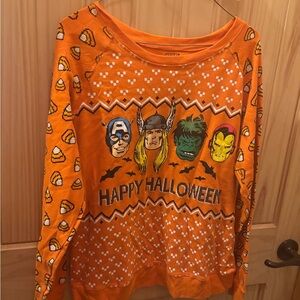 Marvel Halloween Sweatshirt Junior size XL )15/17)